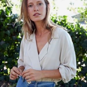 ISO Jesse Kamm Newton Blouse Collared Small